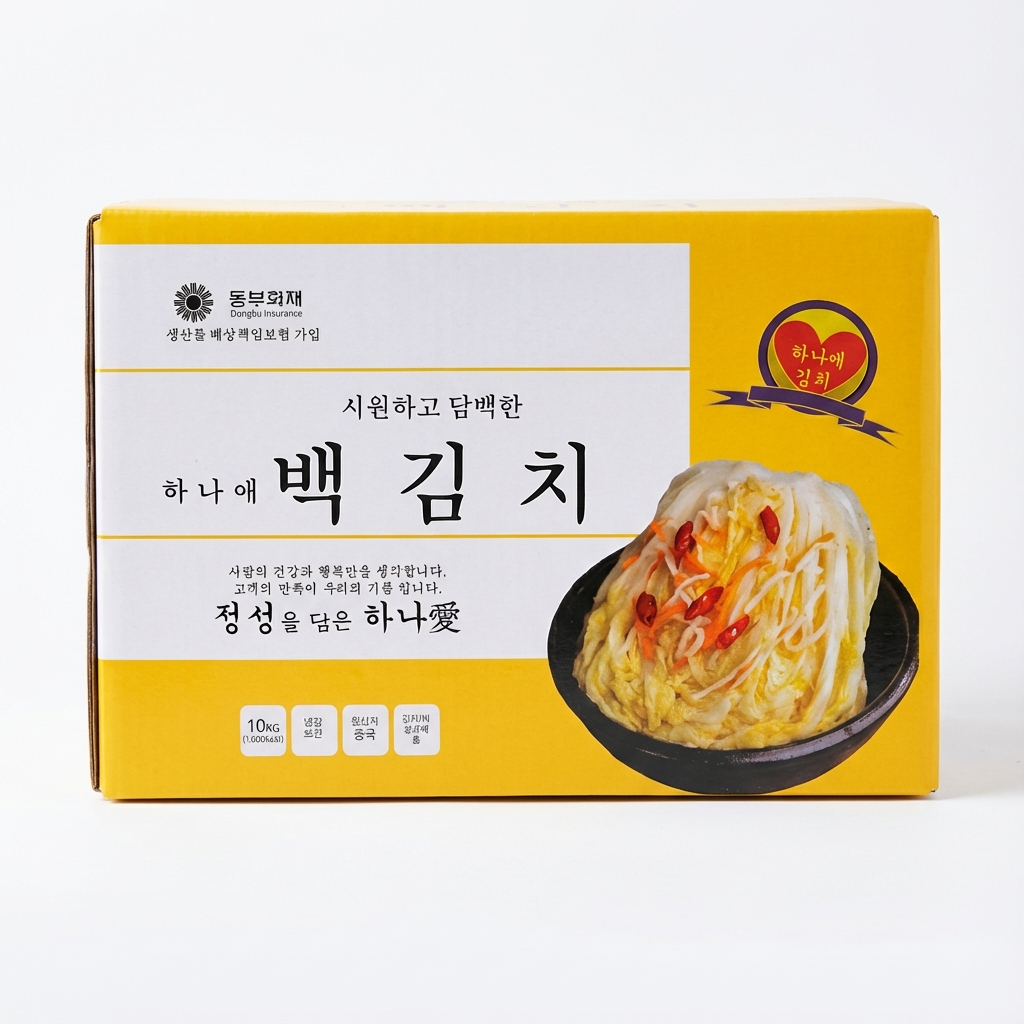 ★중국산/백김치